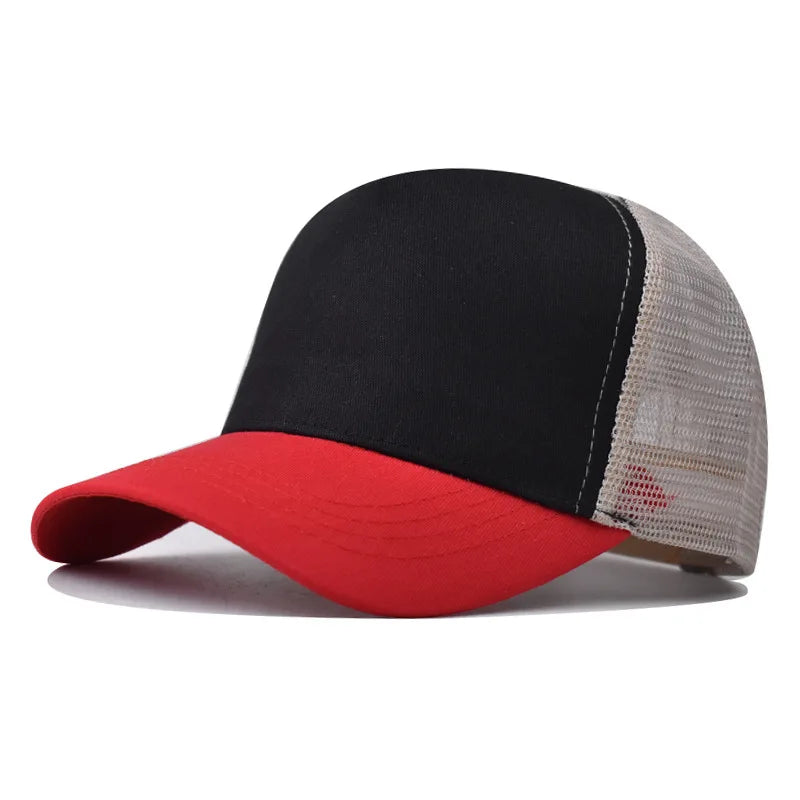 Cappellino da baseball per adulti, cappellino a rete, visiera curva poco profonda, cappello unisex, cappello estivo, cappello traspirante, cappellino da ombra, cappellino per primavera e autunno, cappellino hip hop aderente