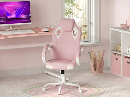 WOLTU Ergonomic Gaming Chair High Back Office Computer Chair with Adjustable Height, 360° Swivel, Reclining Tilt, Racing Style Executive Desk Chair