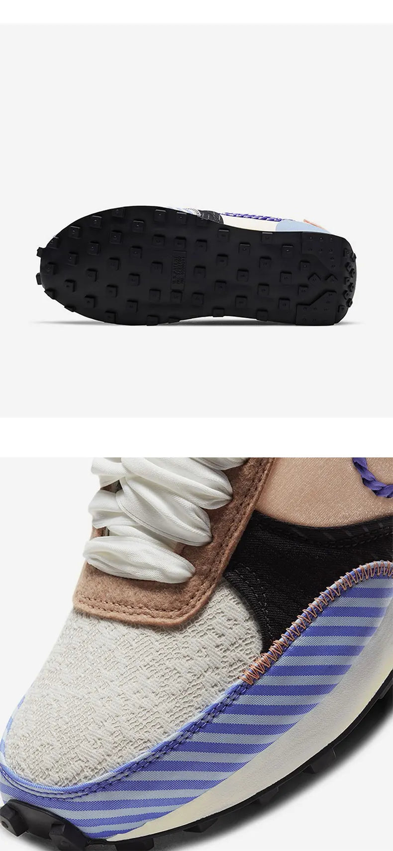 Originální produkt Nike, nové unisexové nízké tenisky s dekonstruovaným designem DD8506-851