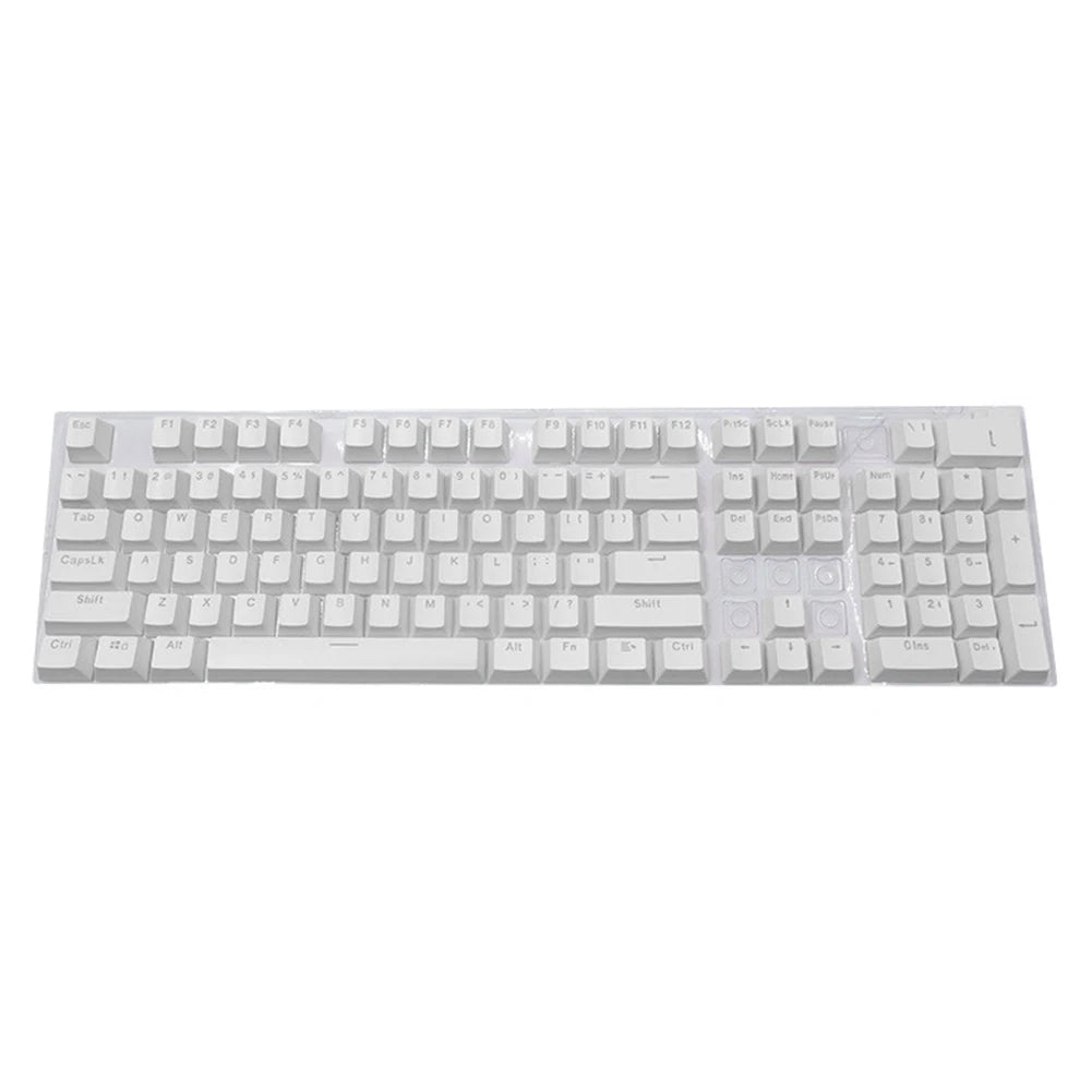 104PCS Backlit Mechanical Keyboard Keycaps Set for Cherry MX, ABS Replacement Mechanical Keyboard Keycaps, Universal 104-Key Backlit Keycaps for Gaming & Desktop Keyboards