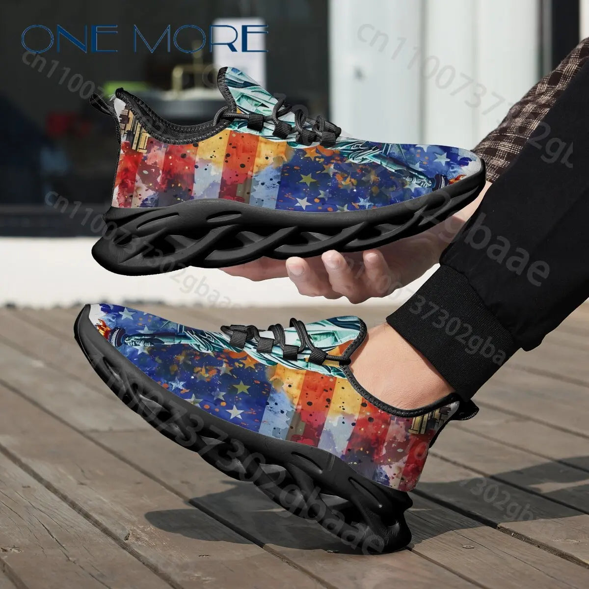 Amerikanische 250er-Serie zum Unabhängigkeitstag – Freizeit-Schuhe für Jungen und Mädchen – Personalisiert – Exklusives Design mit amerikanischer Flagge – Coole Sportschuhe für Kinder – Auf Lager