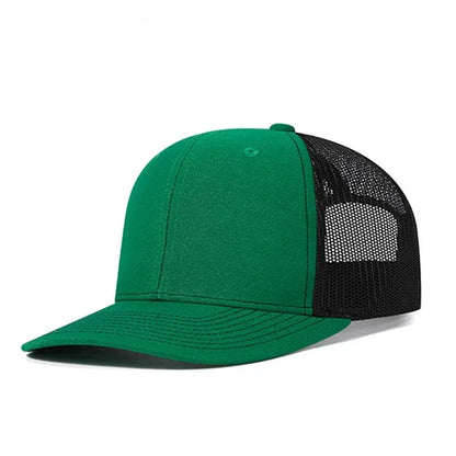 Cappellino da baseball classico in rete traspirante per donne, cappellino casual da camionista traspirante, cappellino unisex regolabile con chiusura a scatto, cappellino sportivo e dinamico da papà
