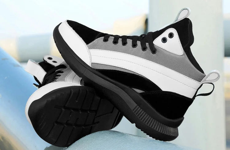 Buty podwyższające z wysoką cholewką – obuwie podwyższające – wkładki podwyższające dla mężczyzn 6 cm, 8 cm, 10 cm – trampki