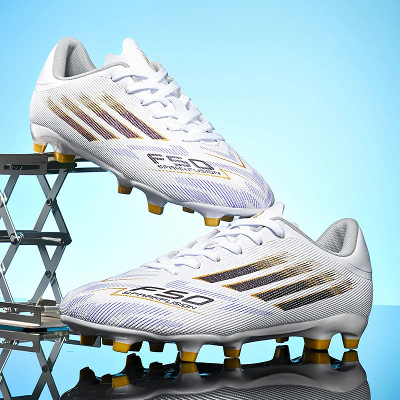 New Men Professional Football Boots Boys Soccer Shoes Sports Shoes TF/FG Match Sneakers Ankle Non-Slip Comfortable Unisex
