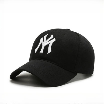 Modebaseballkasketter i bomuld med broderede bogstaver, justerbar, unisex, hiphop, trucker-kasket, afslappet snapback-kasket, udendørs sport, hverdags-kasket