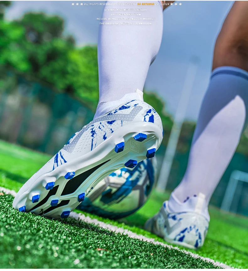 Bottes de Football professionnelles pour hommes, crampons de Football, entraînement de Sport en plein air, respirants pour étudiants, ultralégers, unisexe, livraison directe