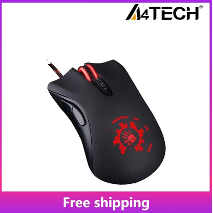 A4Tech Bloody A91 trådbunden mus One-click Instant Macro Io1.1 Macro Drive optisk motor 8 programmeringsmakron gamingmus