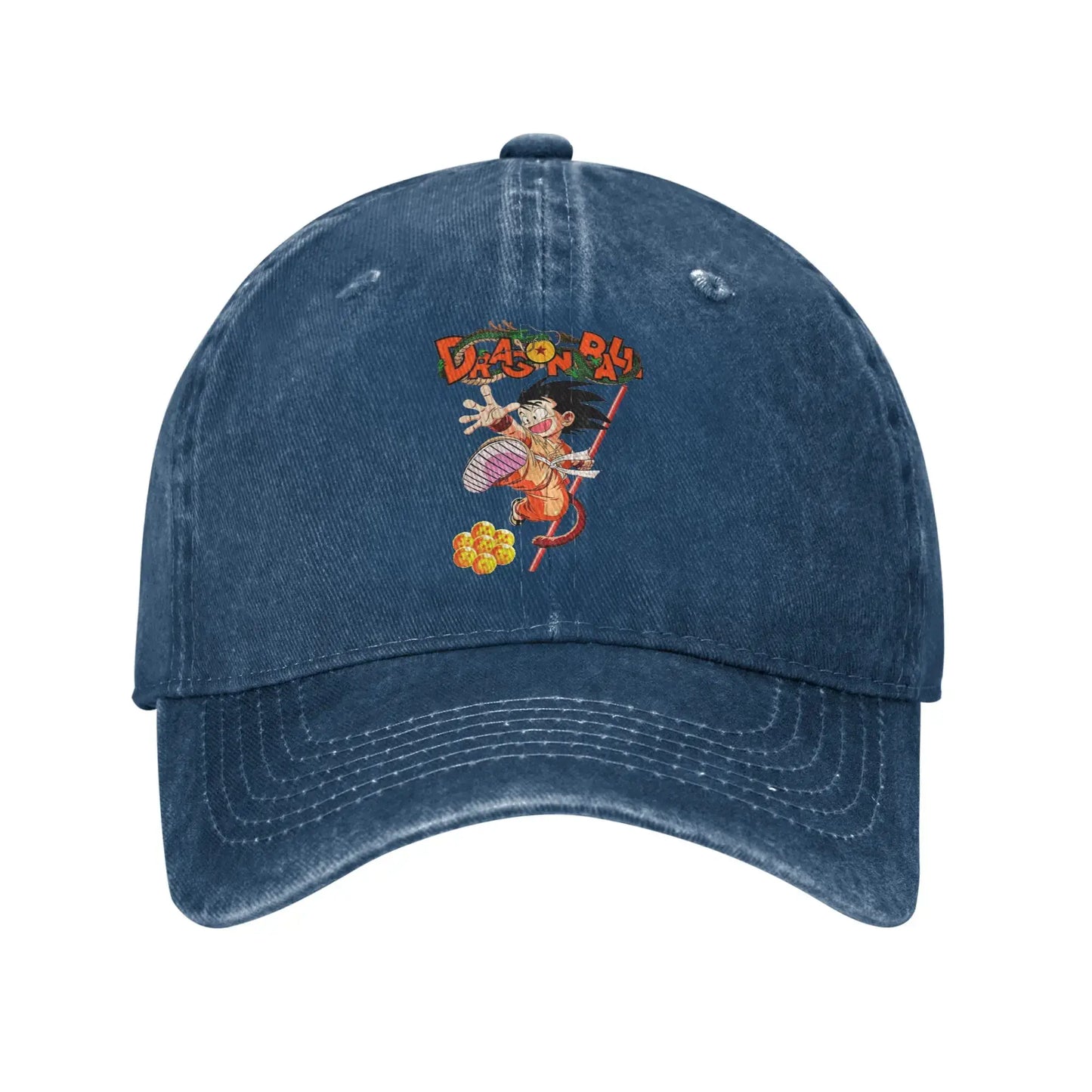 Goku and the Dragon Ball Z Men Women Baseball Cap Distressed Washed Caps Hat Casual Outdoor Activities Adjustable Snapback Cap, produit gaming premium Fraquane