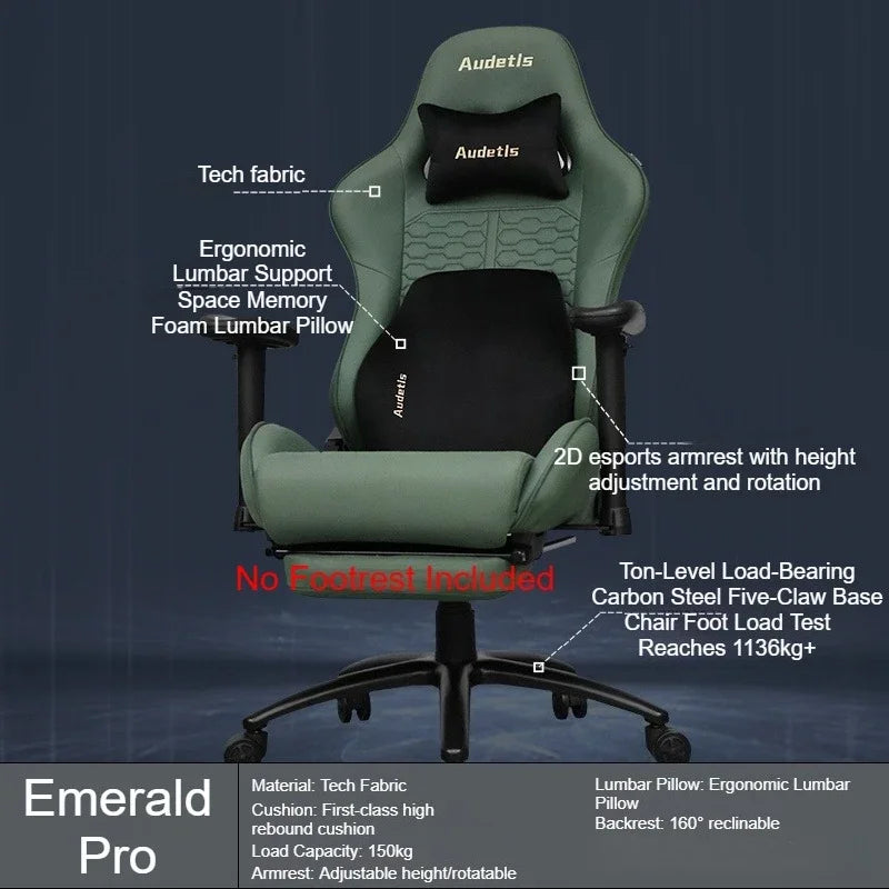 Office Ergonomic Gaming Chairs Desk Gamer Computer Comfortable Chaises Vanity Chair Technology Fabric Sillas Gamer Home Bedroom