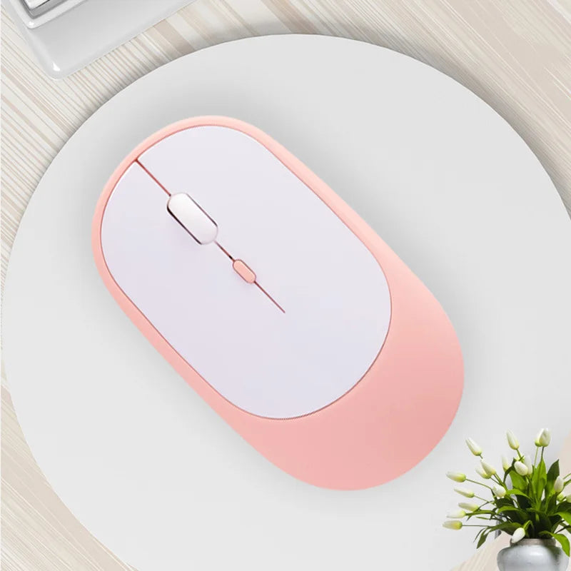 Lenovo langaton hiiri USB-ladattava ergonominen säädettävä DPI toimistoon hiljainen 2.4G Bluetooth optinen sähköinen hiiri pelaamiseen ja toimistoon