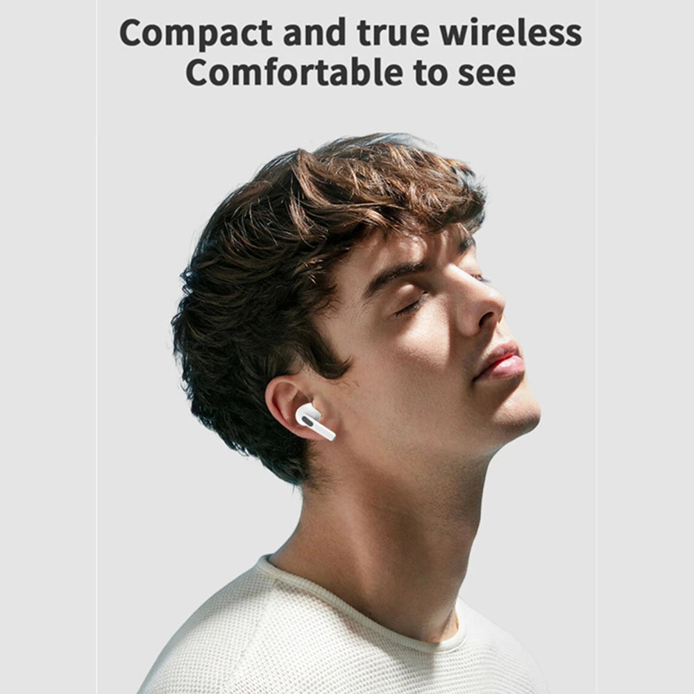 UEESFIT A6 TWS Wireless Bluetooth Earbuds with ANC, HiFi Stereo Sound, IPX5 Waterproof Sports Earphones, Touch Control Headphones with Mic
