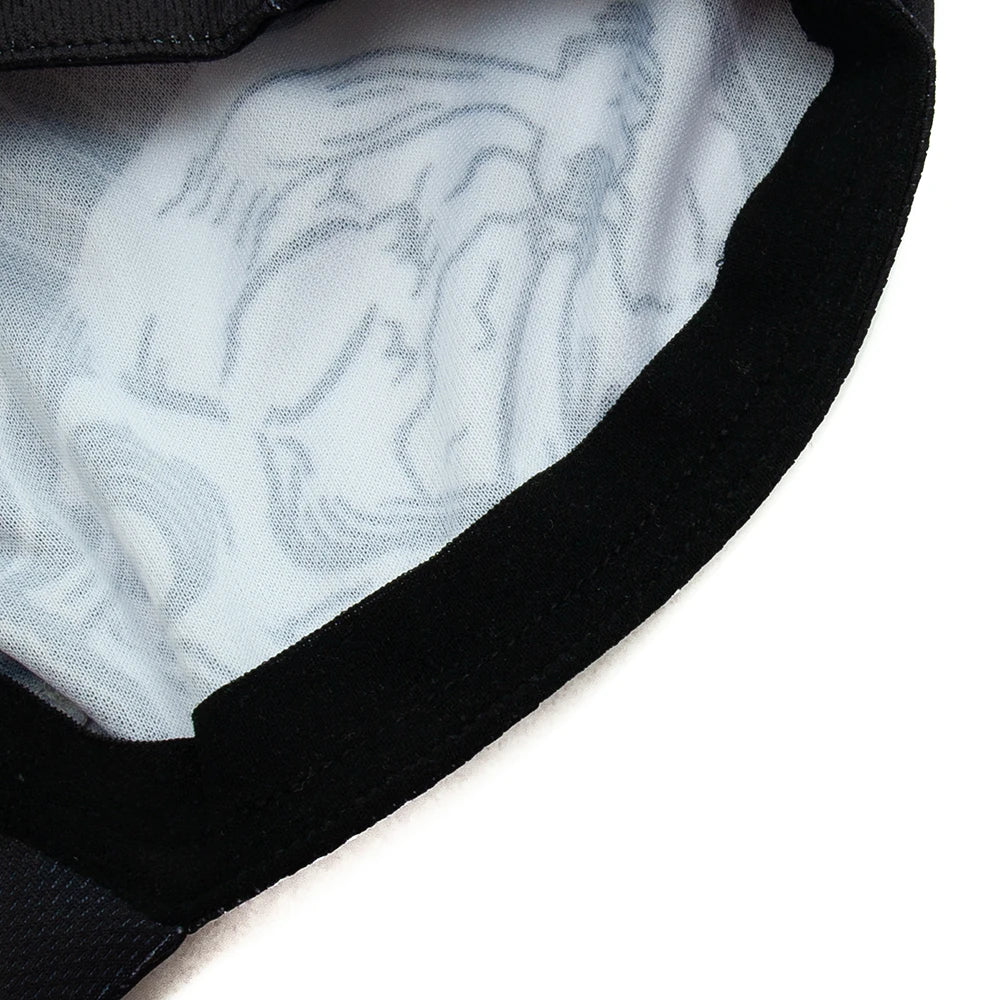 Cappellino da ciclismo con teschio per uomo e donna, cappellino sportivo da esterno, estivo, traspirante, da indossare sotto il casco da ciclismo