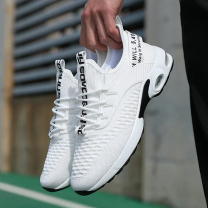 Summer Men's Mesh Casual Sports Shoes Spring and Summer Tennis Lightweight Walking Black Sneakers 2025 Hot Selling Item