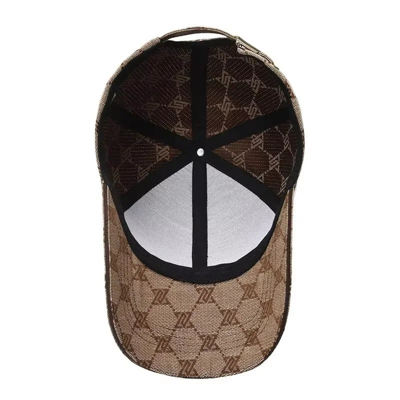 Four Seasons New Sunscreen Baseballkasket med tre syede linjer til mænd og kvinder, casual kasket, netrød, distressed, 1841 Hat