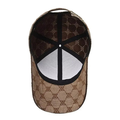 Four Seasons New Sunscreen Baseballkasket med tre syede linjer til mænd og kvinder, casual kasket, netrød, distressed, 1841 Hat