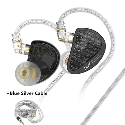 KZ AS16 Pro 16BA Balanced Armature In Ear Earphones HiFi Monitor Headphones with Detachable Cable Noise Cancelling Earbuds
