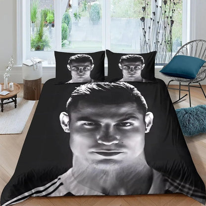 Football Ronaldo Duvet Cover CR7 Bedding Set Adult Boy Girl Bedroom Decoration Children Gift Single Double Large Size