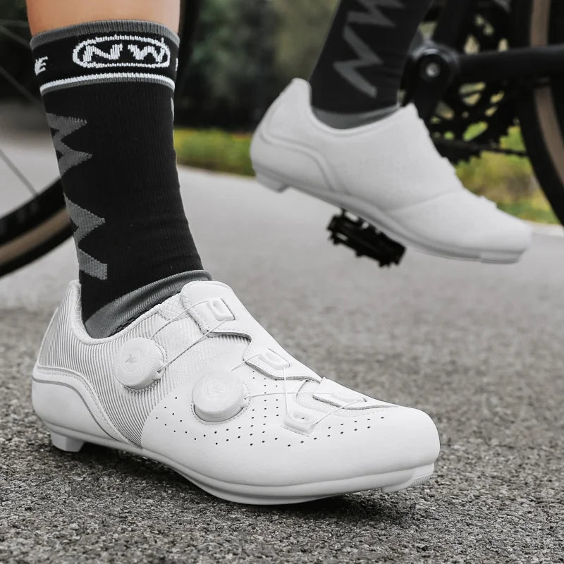 2025 New Arrival Professional Cycling Shoes Racing Road Bike SPD Cleat Shoes Ultralight Self-Locking MTB Bicycle Sneakers Unisex