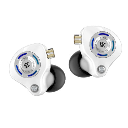 KZ Gale Gaming IEM Earphones – HiFi Super-Linear Driver In-Ear Monitor with Detachable Silver-Plated 2-Pin Cable