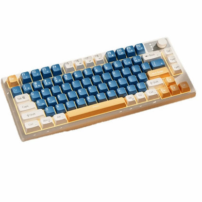 Wired Connection Gaming Mechanical Keyboard Compact Layout 75 Layout Mechanical Feel Keyboard Ultra-Quiet