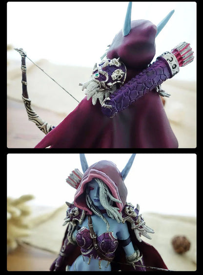 Sylvanas Windrunner World Of Warcraft Action Figures The Queen of the Undead Handmade Model Collection Ornaments Kid Gifts Toys