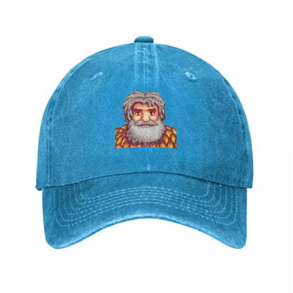 Stardew Valley Linus Baseball Cap Sunhat funny hat Kids Hat Hat Man Luxury Women's 2026 Men's