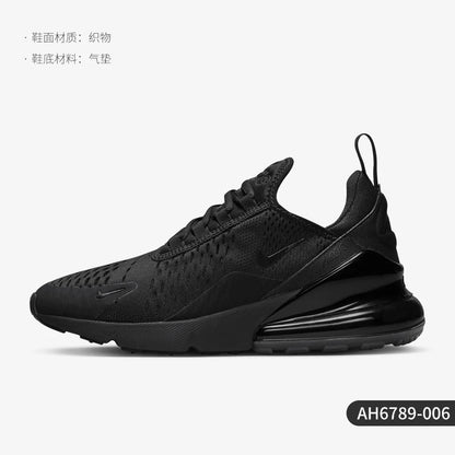 „Nike“ originalūs „Air Max 270“ moteriški sportiniai bėgimo bateliai su oro pagalvėlėmis ir kvėpuojančia amortizacija, kasdieniam nešiojimui, modelis AH6789-006