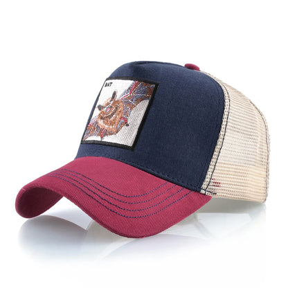 Streetwear Trucker Caps With Scorpion Patch Men's Snapback Hip Hop Baseball Cap For Women Four Seasons Fashion Casquette Hats