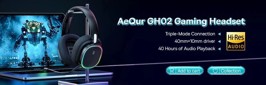 Baseus Bass BH1 NC Lite ANC Wireless Headphones Bluetooth 6.0 Noise Cancelling Headset 80H Battery Over Ear Earphones