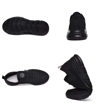 Mesh-herresko, snøresko, casual sko, herresneakers, åndbart, letvægtsfodtøj, komfortable sportssko, Zapatillas Hombre