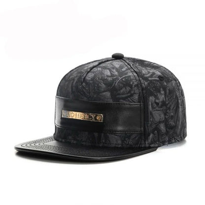 Cappellino da baseball in pelle del marchio Fashio per uomo e donna, stile HipHop, cappellino Snapback Knight, K-pop, per adulti, casual, da esterno, di design, Gorras Hombre