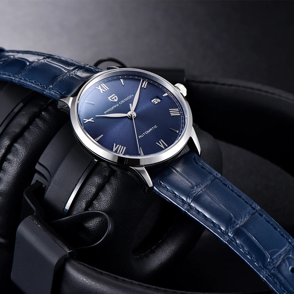 PAGANI DESIGN New NH35 Pilot Men Mechanical Watch Top Brand Sapphire Glass Automatic Watch 100M Waterproof Stainless Steel Watch
