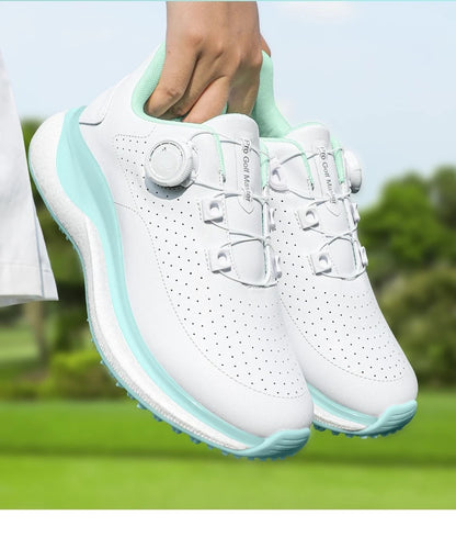 PGM Women Golf Shoes Summer Heat Dissipation Breathable Holes High Elasticity Height Outdoor Sports Sneakers XZ430