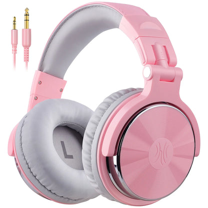 OneOdio Pro-10 Studio Monitoring Headphones Wired HiFi Over-Ear Headphones with 50mm Drivers, Deep Bass, Professional Audio & Built-in Microphone