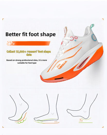 2025 Men's And Women's Carbon Board Running Shoes Professional Marathon, Lightweight Rebound Cushioning Breathable Sports Shoes
