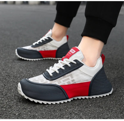 Brand protection 2026 new men's lightweight non-slip breathable wear-resistant running sports fashion versatile casual shoes