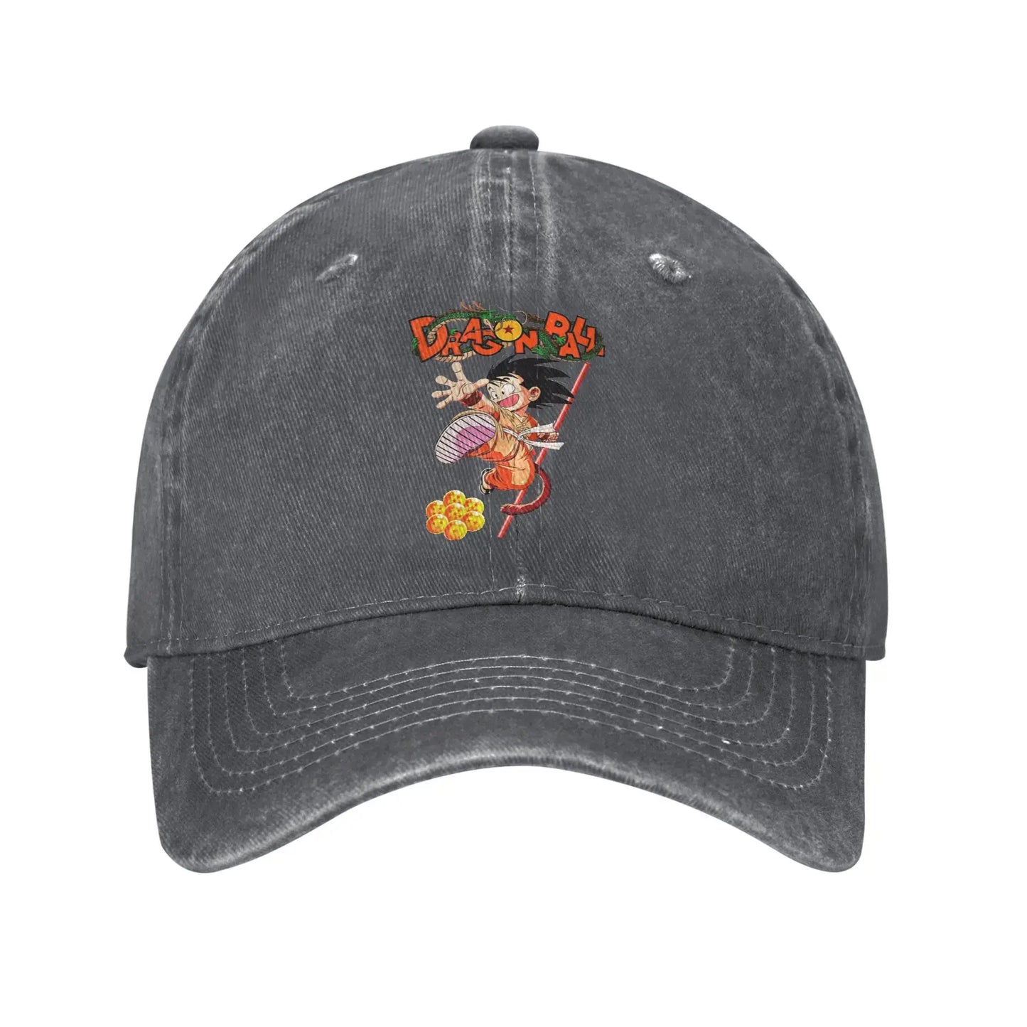 Produit gaming premium Fraquane, Goku and the Dragon Ball Z Men Women Baseball Cap Distressed Washed Caps Hat Casual Outdoor Activities Adjustable Snapback Cap