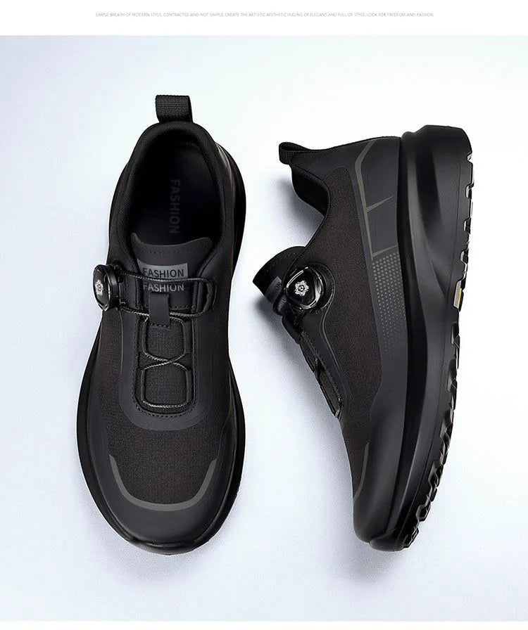 Outdoor men's sneakers 2026 new spring and summer thick soled sports shoes men's hiking daddy shoes casual footwear for men
