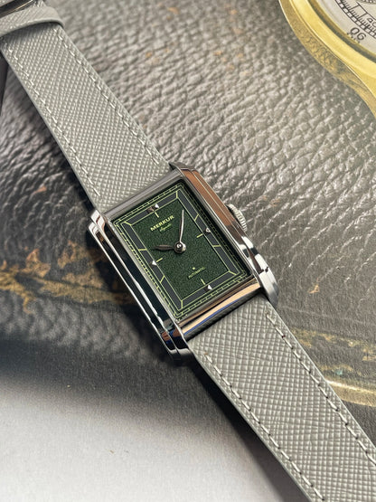 New MERKUR NH05 Rectangle Retro Casual Watch for Men Business Series Automatic Chorded Watch Relogio Sapphire White Watch