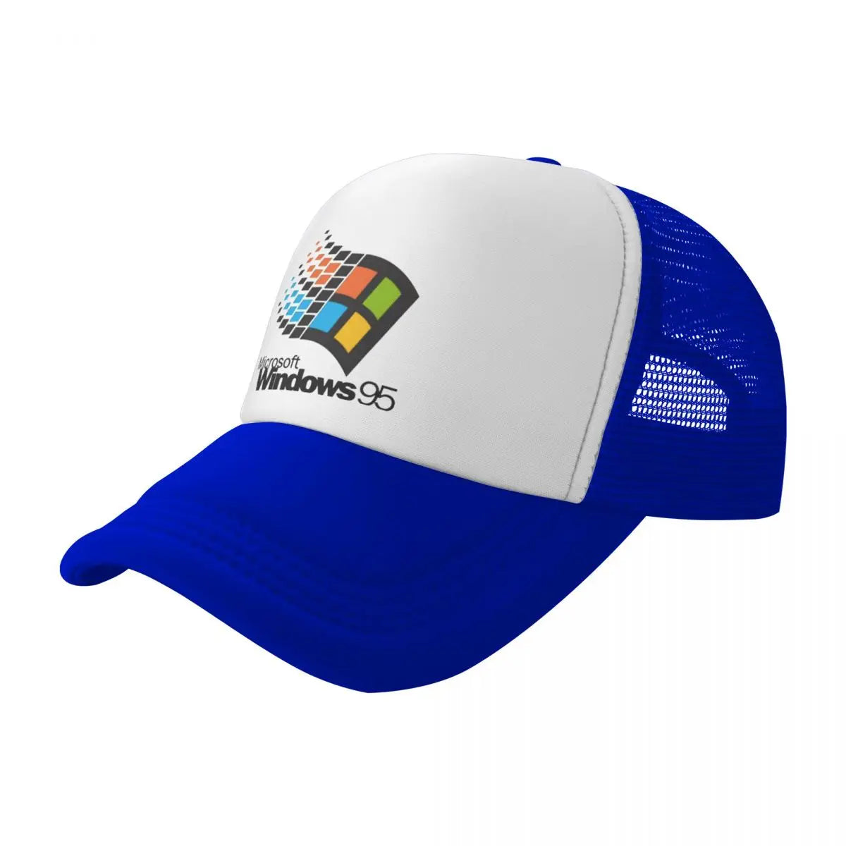 Windows 95 Geeks Nerd Mesh Baseball Caps Unisex Fashion Sun Hat Adjustable Snapback Caps Fishing Hat Wholesale New Trucker Hat