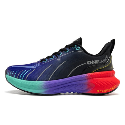 ONEMIX Neue Laufschuhe mit Dämpfung für Herren, geeignet für intensive Läufer, Schnürschuhe, Sportschuhe für Damen, rutschfeste Outdoor-Sportschuhe für Herren