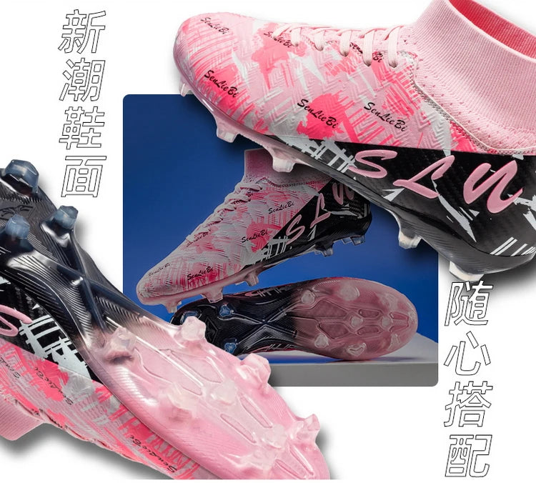 Botas de fútbol profesionales para hombre, zapatillas de fútbol Society, tacos de fútbol FG ultraligeros para entrenamiento, calzado deportivo de fútbol para exterior