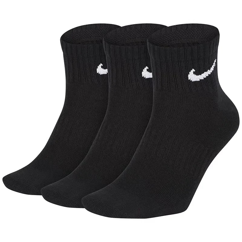 Nike Logo Athletic High-Top-sokker Træningssokker til midt på læggen Unisex-stil Kombinationspakke Hvid SX7676-100