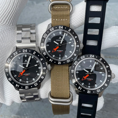 STEELFLIER SF793 NEW Automatic Mechanical Luxury Wristwatch NH34 Movement Synthetic Sapphire 20Bar Waterproof Men Luminous Watch
