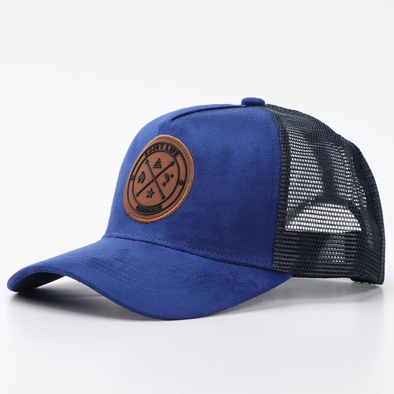 Unisex Mesh Baseball Cap for Men Outdoor Ports Adjustable Trucker Caps Fashion Curved Dad Cap Men Women Casual Breathable Sunhat