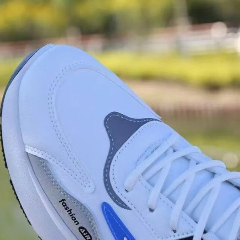 Chaussures pour hommes chaussures légères en cuir Pu chaussures décontractées 2025New baskets pour hommes mode hommes chaussures de Tennis respirant Sport chaussure de course