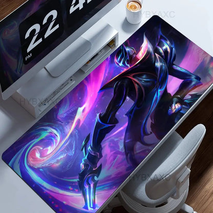 Game Jhin L-League of Legends Mousepad Large Computer Gaming Accessories MousePads Desk Mats Anti-slip Laptop Soft Mice Pad