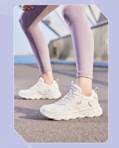 361 Degrees Women's Running Sports Shoes Shock Absorption Rebound All-match Fashion Comfortable Sneakers Male 682232237