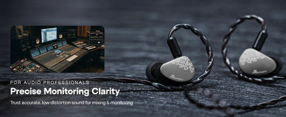 Linsoul Kiwi Ears Cadenza II HiFi Earphones 10mm Titanium Dynamic Driver IEM with KARS 2.0, Detachable Cable, Premium Wired Earbuds