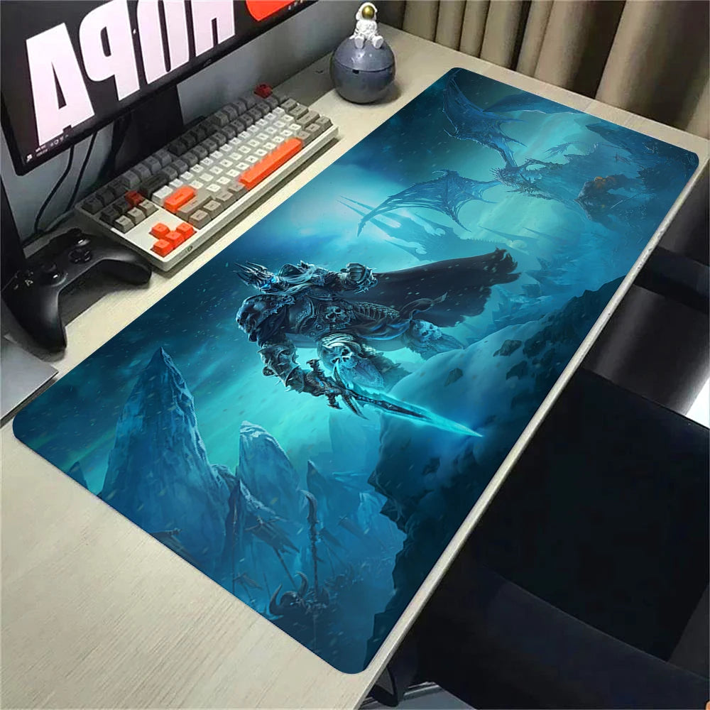 Natural Horde Alliance Mouse Pad Rubber Large Computer Desk Keyboard Mat HD World Of Warcraft Gaming Mousepad Speed Locking Edge